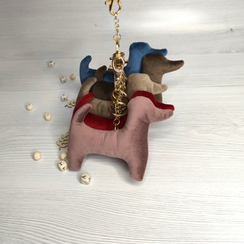 Brelok welurowy JAMNIK