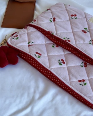 Etui bawełniane PINK CHERRIES