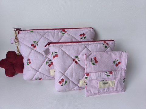 Etui bawełniane PINK CHERRIES