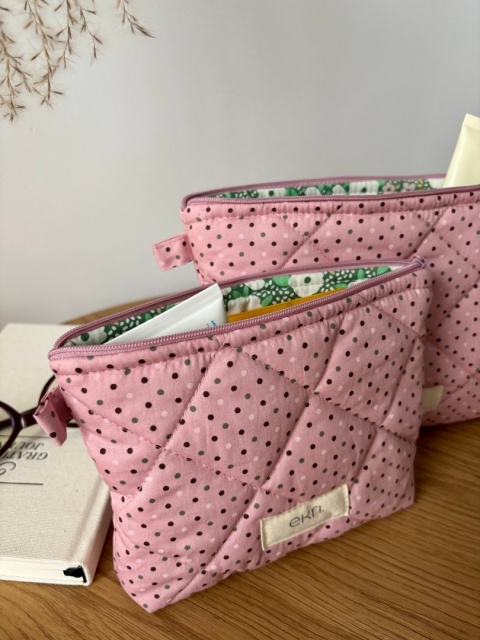 Etui na laptopa bawełniane PINK DOTS