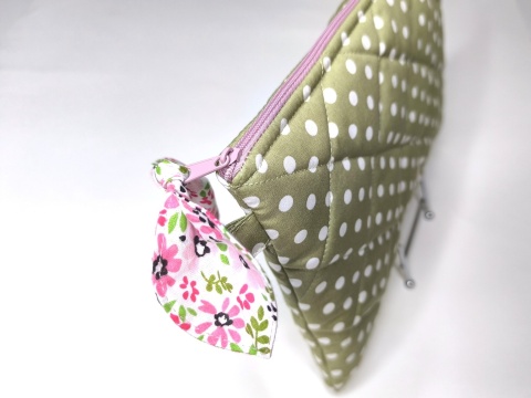 Etui na tablet bawełniane GREEN DOTS