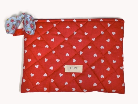 Etui na tablet bawełniane LITTLE HEARTS