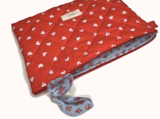 Etui na tablet bawełniane LITTLE HEARTS