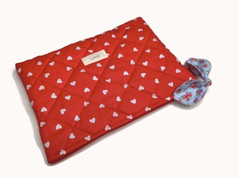 Etui na tablet bawełniane LITTLE HEARTS