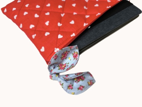 Etui na tablet bawełniane LITTLE HEARTS