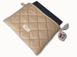 Etui na tablet welurowe CHAMPAGNE VELVET