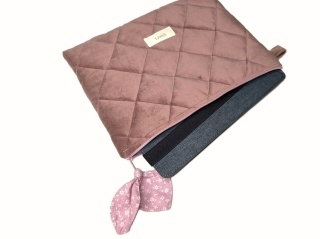 Etui na tablet welurowe ROSE VELVET