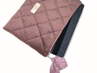 Etui na tablet welurowe ROSE VELVET