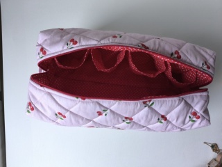 Kosmetyczka bawełniana BOX PINK CHERRIES L