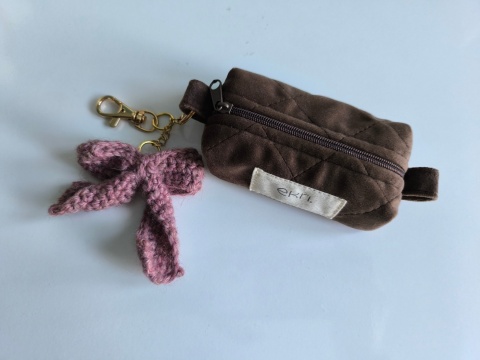 Kosmetyczka welurowa BOX BROWN VELVET XS