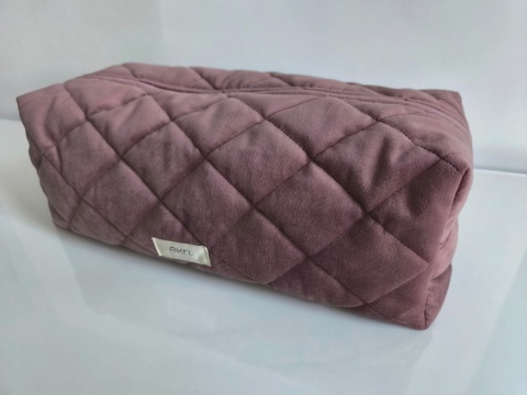 Kosmetyczka welurowa BOX ROSE VELVET L