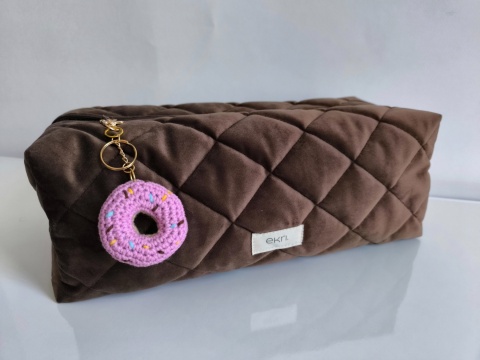 Kosmetyczka welurowa BOX ROSE VELVET L