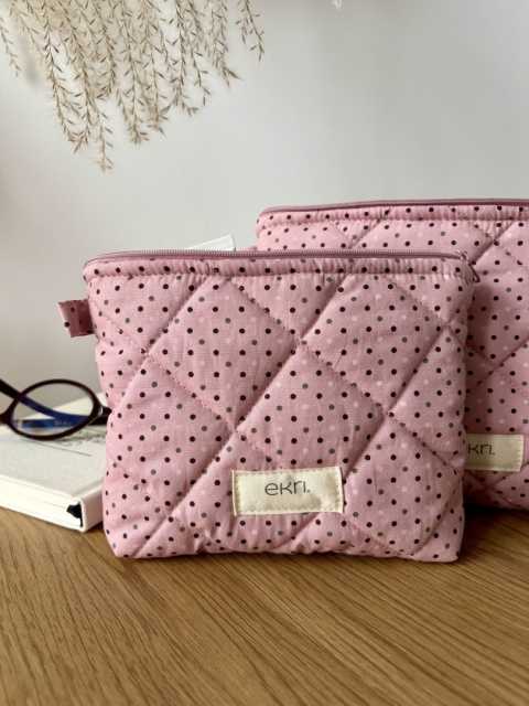 Saszetka welurowa BEIGE VELVET M