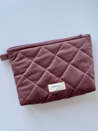 Saszetka welurowa ROSE VELVET M