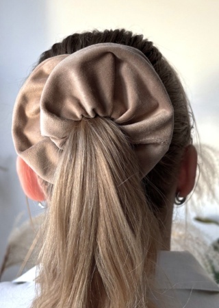 Scrunchie BEIGE VELVET