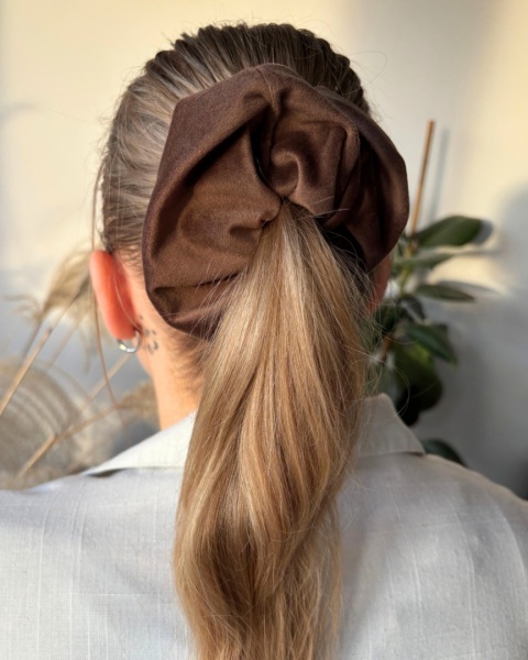 Scrunchie BROWN VELVET