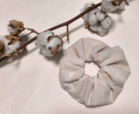 Scrunchie CREMY VELVET