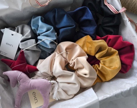 Scrunchie MUSTARD VELVET