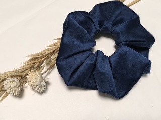 Scrunchie NAVY BLUE INK VELVET