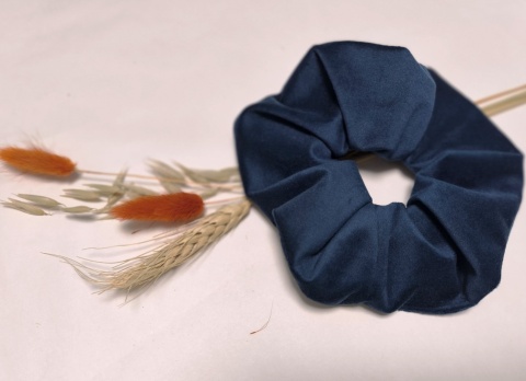 Scrunchie NAVY BLUE VELVET