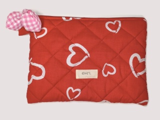 etui na tablet bawełniane BIG HEARTS