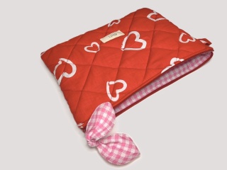 etui na tablet bawełniane BIG HEARTS