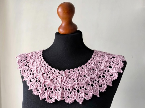 Kołnierz szydełkowy AMELIE LACE